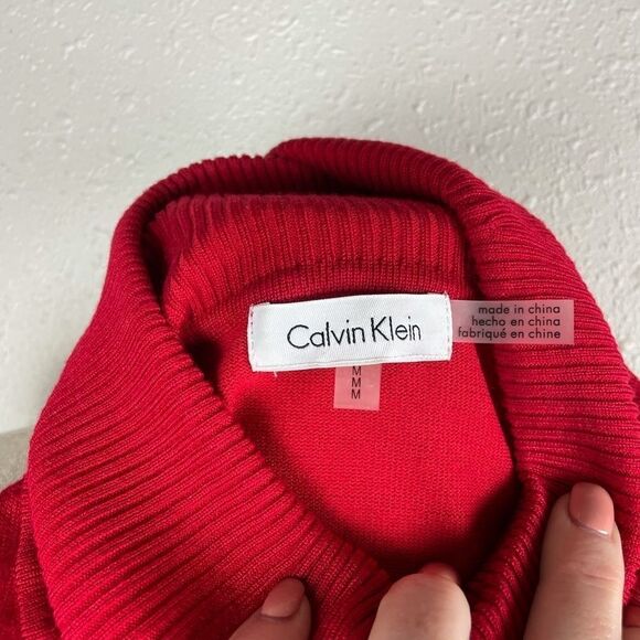 NWOT Calvin Klein Turtleneck Sweater - Picture 7 of 8